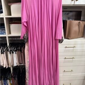 Mango Fuchsia Long Maxi Dress